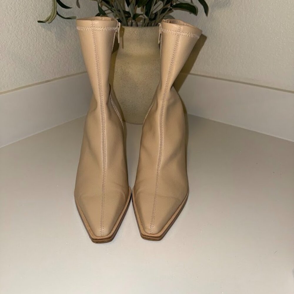 Steve Madden Briane Bootie In Bone Size 7 - image 2